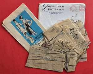 Reader Mail Dress Pattern M437 Size 12 Sylvia de Gay Prominent Designers Vintage - Bild 1 von 8