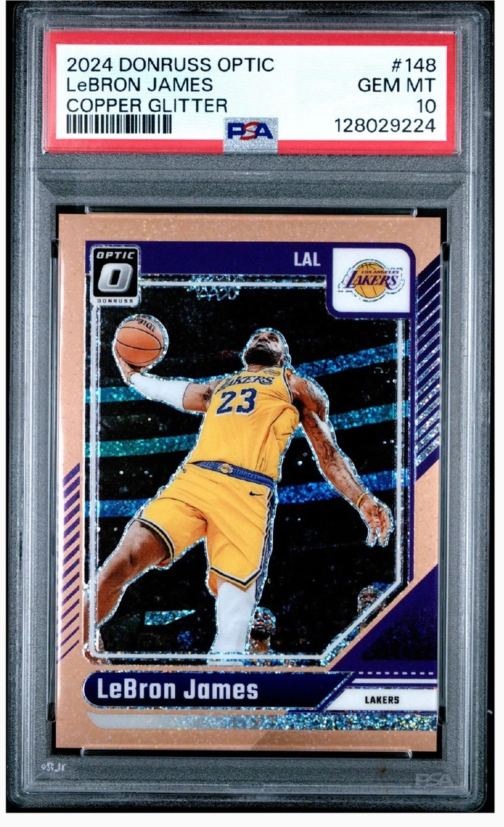 Panini LeBron James 10 Graded Basketball Sports Trading Cards
