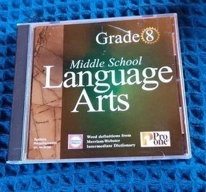 Pro One Middle School Language Arts Grade 8 CD-ROM for Windows,Pro One. - Picture 1 of 2