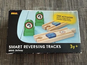 Brio Railway Wooden SMART REVERSING TRACKS #33763 Compatible Thomas Train - Picture 1 of 6