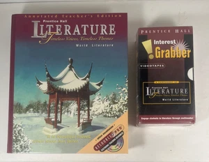Prentice Hall World Literature 2001 Teacher Edition and VHS Interest Grabber - Imagen 1 de 7