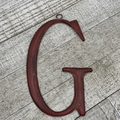 Red Metal “ G” Letter - Image 1 of 2