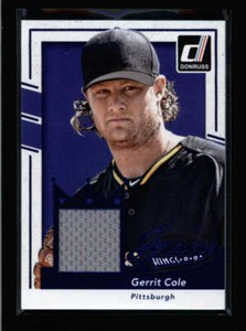 GERRIT COLE 2016 DONRUSS JERSEY KINGS GAME USED WORN JERSEY AN1912