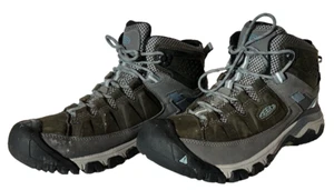 Keen -Targhee III- Women's Size 11 Wide- Gray Blue Waterproof- Mid Hiking Boots - Picture 1 of 8
