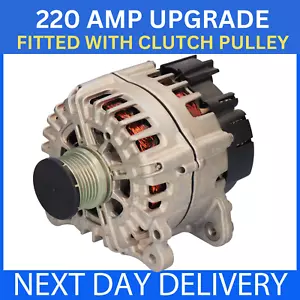 NEW 220A UPGRADE ALTERNATOR for VW TRANSPORTER, CARAVELLE MK5 T5 MOTOR HOME - Picture 1 of 3