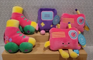 Manhattan Toy Vintage Radio Roller Skate Video Gamer Mini Plush Toy Set 5 Pcs - Picture 1 of 10