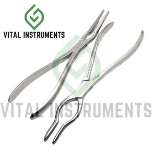 Asch Septum 9"" Curvo y Walsham Septum 9" Derecho Quirúrgico Alemán Acero Inoxidable - Imagen 1 de 1