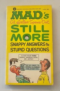 MAD’S Al Faffee Spews Out Still More Snappy Answers to Stupid Questions 1985 - Picture 1 of 5
