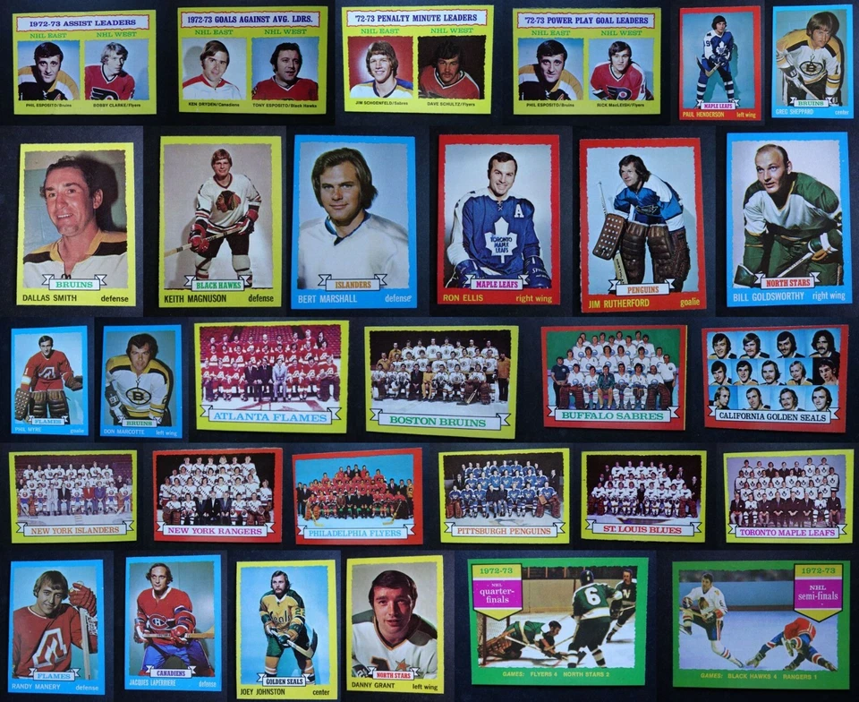1973-74 Topps Hockey Cards Complete Your Set Pick From List 1-198 - Image 1 of 1