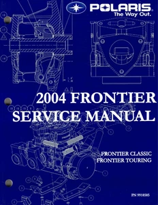 Genuine Polaris Owner's Service/Repair Manual 2004 Frontier 800 Classic/Touring - Picture 1 of 2