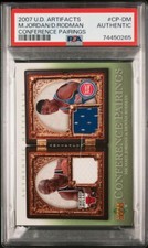 2007-08 Upper Deck UD Artifacts Michael Jordan Dennis Rodman Dual Jersey SSP