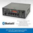 QTX Digital Bluetooth Stereo Amplifier 2CH HiFi Amp USB SD FM Tuner Mic Input