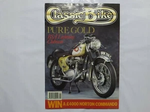 Jan 1991 Classic Bike Magazine BSA Norton Honda Triumph Royal Enfield CB - Imagen 1 de 1