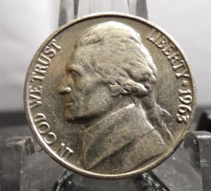 UNCIRCULATED 1963P JEFFERSON NICKEL !!(40521 - Picture 1 of 2