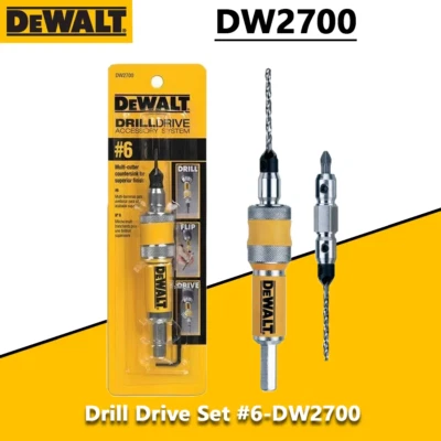 DEWALT DW2700 #6 Drill Flip Drive Complete Unit 6mm Drill Bit Set In Stock UK - Image 1 of 4