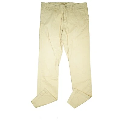 Calça jeans masculina chino golfe reta 50 W33 L34 bege Selection by S.Oliver - Imagem 1 de 4