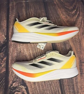 Adidas Duramo Speed M Ivory Core Black Solar Red Running IE5477 Men’s Sz 11.5 - Picture 1 of 6