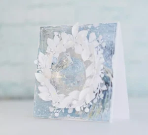 Leaf wreath metal cutting dies cut die DIY Scrapbook paper craft stencils UK - Picture 1 of 5