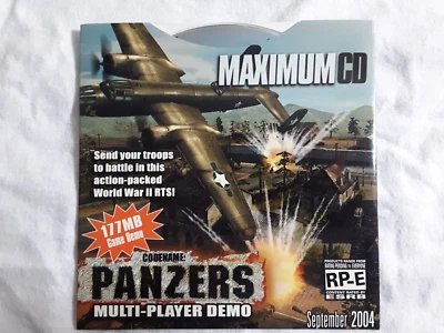 Codename: Panzers WWII, Chessmasters game demo Maximum CD Sep 2004 FREE SHIPPING - Image 1 of 3