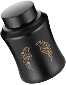 NEWDREAM Pet Urn Metal Matte Black - Picture 1 of 7