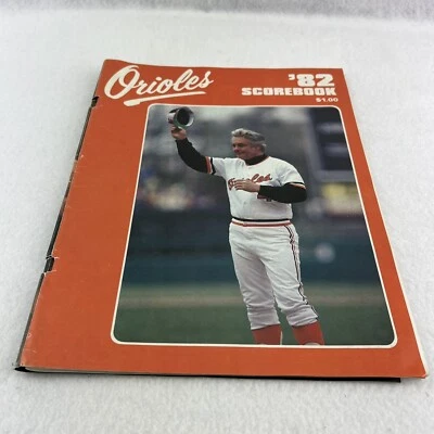 1982 Orioles Scorebook 9/4/82 - Ripken’s Rookie Season - Image 1 of 4