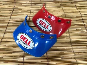 Bell coppia frontini rosso e blu 5 bottoni stile vintage - Foto 1 di 5
