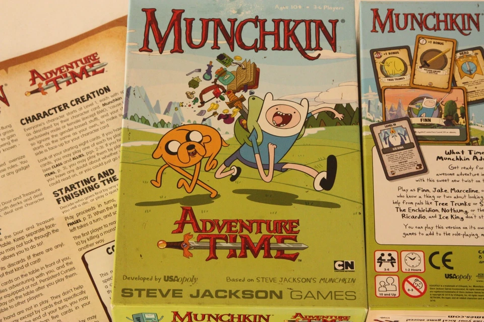 Munchkin Adventure Time - Family Board Game - Image 1 of 4