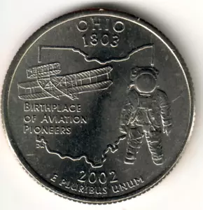 USA - 2002D - Washington ¼ Dollar - Ohio - Uncirculated - #11012 - Picture 1 of 2