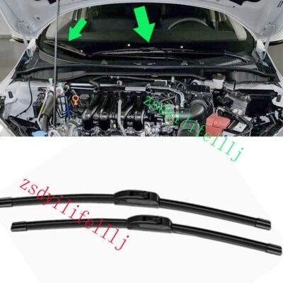 2x Para Honda City Parabrisas Delantero Ventana Izquierda Derecha LH RH Limpiaparabrisas Borde a Foto 1 de 2