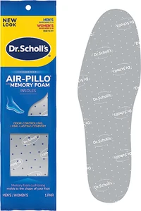Dr. Scholl'S Air-Pillo with Memory Foam Insoles, Unisex (Men 7-12) (Women 5-10), - Picture 1 of 6