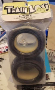 Team Losi LOSA7370S IFMAR Dash Tires Silver Compound 2.2 Buggy Rare Vintage RC - Picture 1 of 4