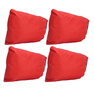 (Red)4PCS Car Rearview Mirror Protective Cover 190T Polyester Taffeta Faucet - Picture 1 of 24