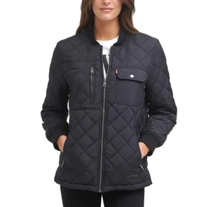 Levi Strauss Ladies Quilted Full-Zip Jacket - Picture 1 of 8
