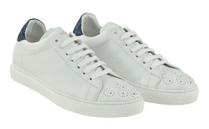 NEW FEFE' SNEAKERS SHOES 100% LEATHER SIZE 9 US 42 EU - Picture 1 of 6