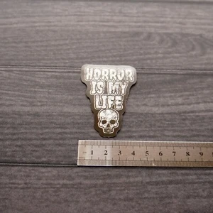 Horror Is My Life | Calcomanía de pegatinas de Halloween de miedo | para botellas, computadoras portátiles, etc. - Imagen 1 de 4