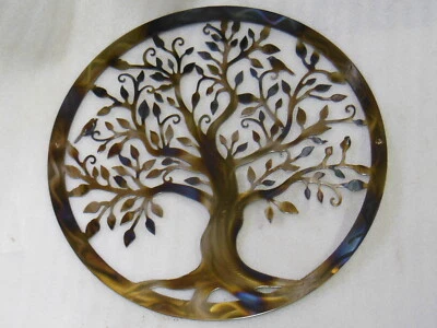 ÁRBOL DE LA VIDA grande - arte metálico personalizado único - 22" diámetro. - detalles muy intrincados Foto 1 de 4