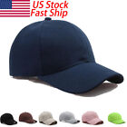 Baseball Cap for Men & Women Plain Solid Cotton Hat Fit Plain Ball Caps