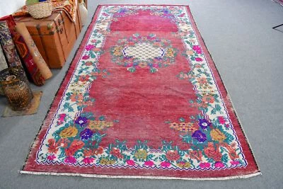 Tappeto turco, tappeto vintage, tappeto di lana, tappeti anatolici, tappeto g... - Immagine 1 di 4