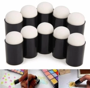 Sponge Finger Daubers 10 Pack Ink Pad Package Art Crafting colour UK Seller - Picture 1 of 6