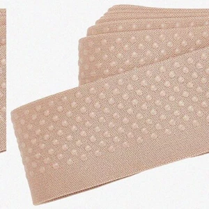 GripGuard Tan: 6.5 Yards Non-Slip 2" Wide Silicone Elastic Band for Garment Sewi - Picture 1 of 7