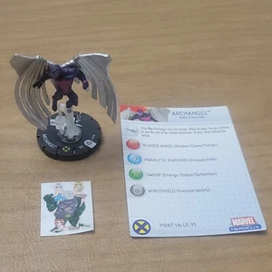 =HeroClix Marvel MUTATIONS AND MONSTERS Archangel 034 with card = - Picture 1 of 1