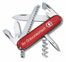 Victorinox Schweizer Taschenmesser Camper rot mit Gravur