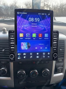 9.7" Android Radio ;GPS Head Unit CarPlay For 2009-2012 Dodge RAM 1500 2500 3500 - Picture 1 of 22