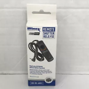 Ultimaxx UM-RS-60E3 Remote Shutter Release For Canon Samsung Pentax Sigma - Picture 1 of 4