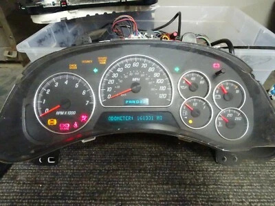 02 03 04 Cuadro de instrumentos velocímetro GMC Envoy 161 k millas 2002-2004 15096863 Foto 1 de 3
