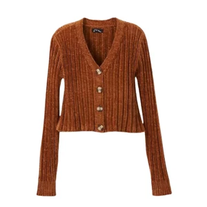 ART CLASS Girls' Chenille Cropped Cardigan In Tan, S (6/6X) - Picture 1 of 1