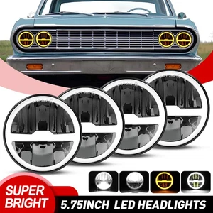 DOT 4PCS 5.75" 5-3/4 LED Headlights Hi/Lo Beam DRL for Chevy Chevelle 1964-1970 - Bild 1 von 11