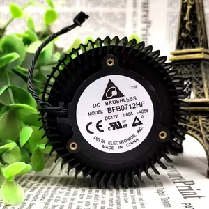 DELTA BFB0712HF 12V EVGA GTX660 GTX660TI GTX670 GTX680 Graphics Card CPU Fan 4p - Afbeelding 1 van 2