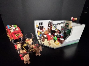 LEGO 40499 Santa Sleigh and Custom 100% Custom LEGO Christmas Dinner Holiday MOC - Picture 1 of 14
