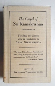 GOSPEL OF SRI RAMAKRISHNA ABRIDGED E Swami N Hindu Religion Spirituality HCDJ - Bild 1 von 9